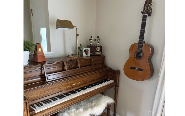 Rebekah has taught music lessons in the past, and most recently has played the piano for our school programs