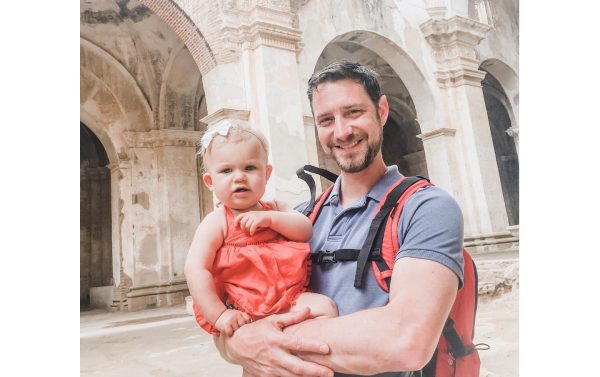 Rebekah's sister met and married her husband in Guatemala. It was Eliana's first international trip.