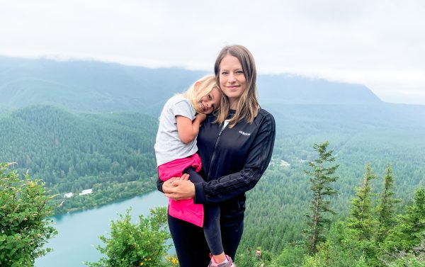 Hiking in the mountains nearby
